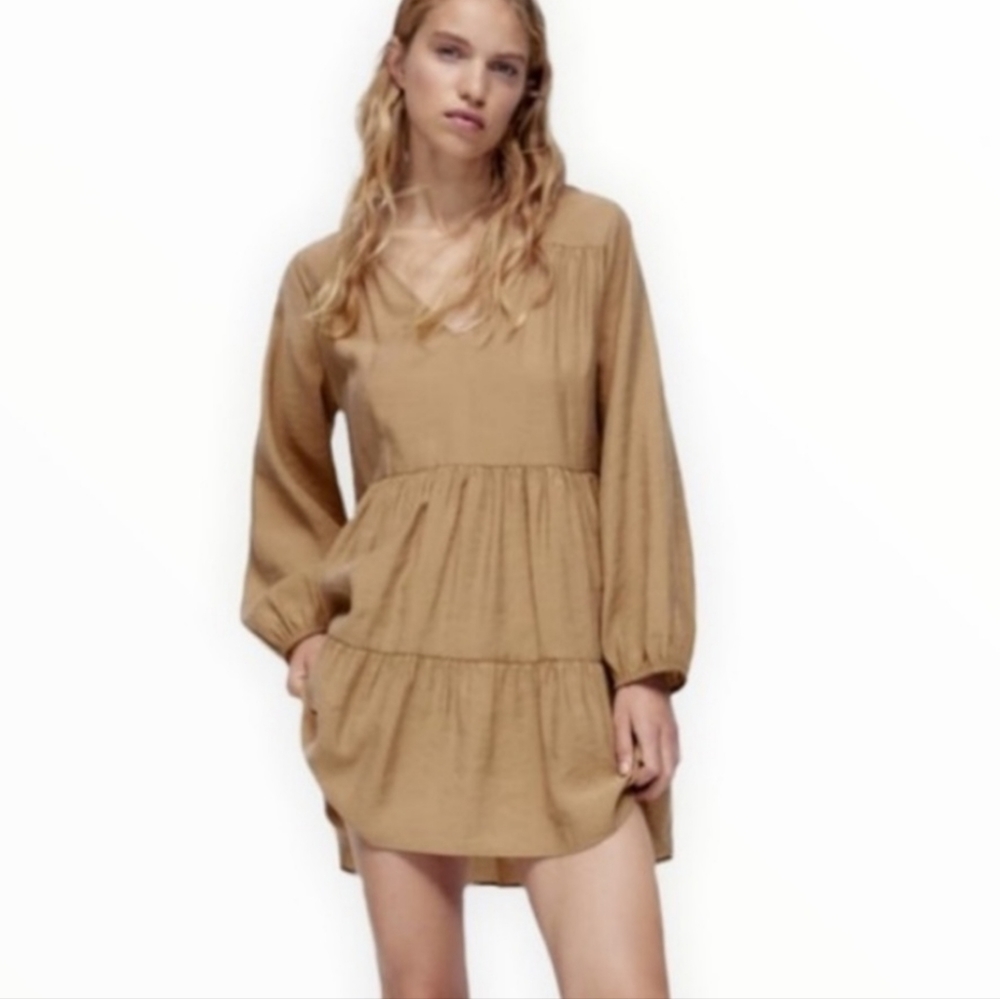 Zara Tiered Mini Dress - Picture 3 of 8